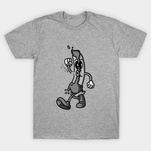 Black and White Walking Sausage T-Shirt